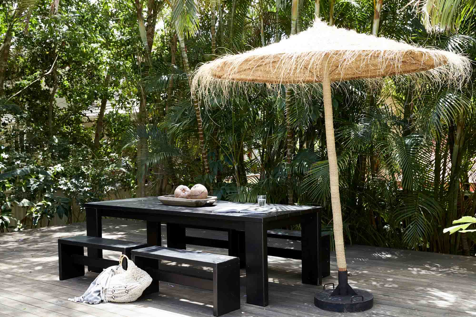 The Bower Cottage outdoor area in Gourmet Traveller 24 Hours in Byron Bay