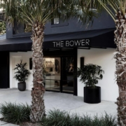 Entrance to The Bower Byron Bay reception