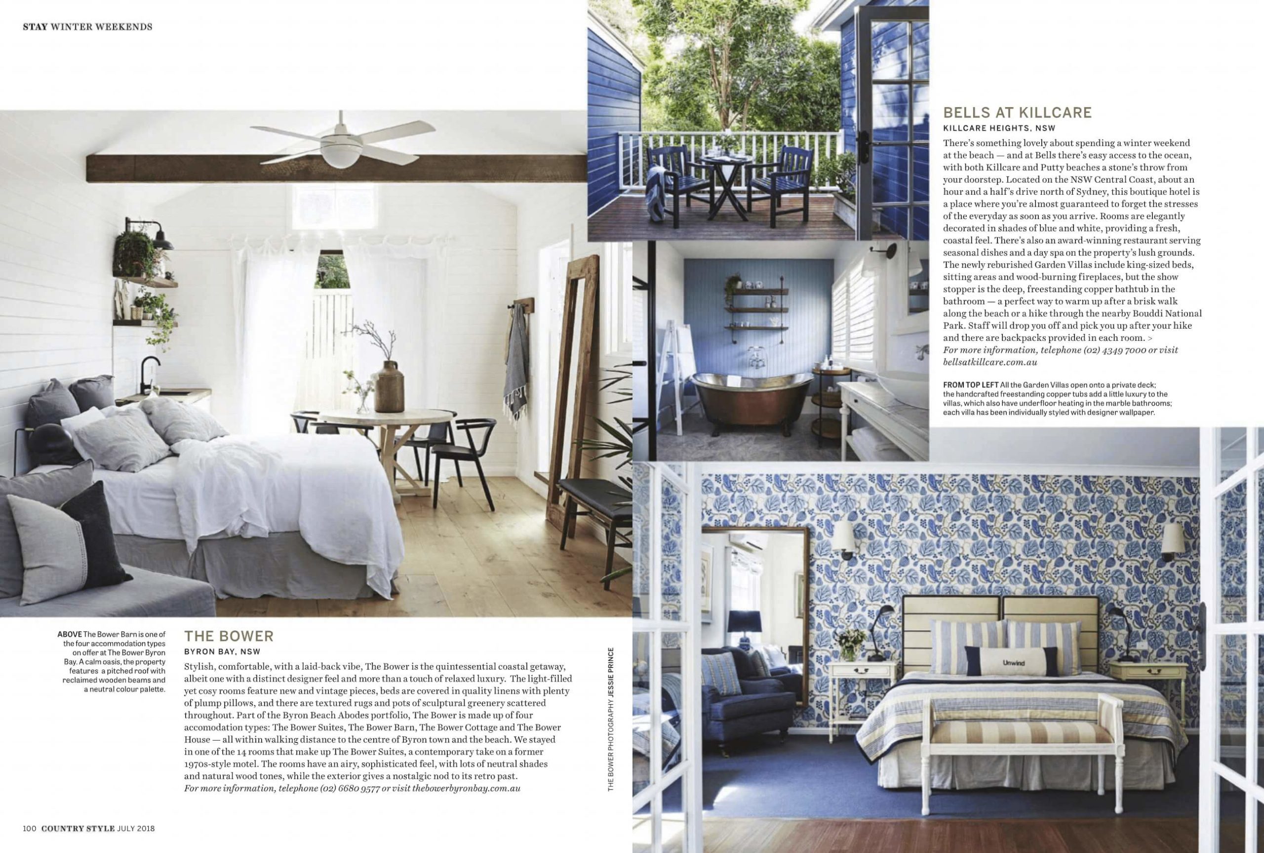 The Bower Byron Bay featured in Country Style Magazine
