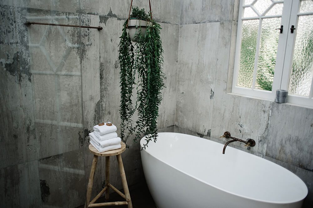 The Bower Barn bathroom at The Bower Byron Bay boutique hotel