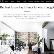 Byron Beach Abodes and The Bower Byron Bay featured in Vogue's list of Byron Bay's best Air bnbs